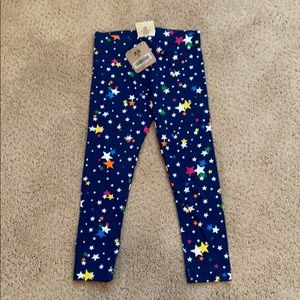 Crazy 8 xs (4) star legging blue new with tags